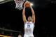 TULSA, OK - OCTOBER 17: Steven Adams #12 of the Oklahoma City Thunder dunks the ball against the New Orleans Pelicans on October 17, 2013 at the BOK Center in Tulsa, Oklahoma. NOTE TO USER: User expressly acknowledges and agrees that, by downloading and or using this Photograph, user is consenting to the terms and conditions of the Getty Images License Agreement. Mandatory Copyright Notice: Copyright 2013 NBAE (Photo by Layne Murdoch Jr./NBAE via Getty Images)