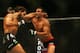 MANCHESTER, UNITED KINGDOM - APRIL 21: Andrei Arlovski of USA and Fabricio Werdum of Brazil in action during a Heavyweight bout of the Ultimate Fighting Championship at the Manchester Evening News Arena on April 21, 2007 in Manchester, England (Photo by Gary M. Prior/Getty Images).