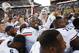 Oct 19, 2013; College Station, TX, USA; Auburn Tigers celebrate their 45-41 victory against the Texas A&M Aggies at Kyle Field. Mandatory Credit: Soobum Im-USA TODAY Sports