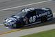 TALLADEGA, AL - OCTOBER 18: Jimmie Johnson, driver of the #48 Lowe's Chevrolet, practices for the NASCAR Sprint Cup Series 45th Annual Camping World RV Sales 500 at Talladega Superspeedway on October 18, 2013 in Talladega, Alabama. (Photo by John Harrelson/Getty Images)