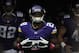 MINNEAPOLIS, MN - OCTOBER 13: Adrian Peterson #28 of the Minnesota Vikings runs onto the field before the game against the Carolina Panthers on October 13, 2013 at Mall of America Field at the Hubert H. Humphrey Metrodome in Minneapolis, Minnesota. (Photo by Hannah Foslien/Getty Images)