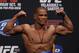 Oct 18, 2013; Houston, TX, USA; Hector Lombard during the weigh-in for UFC 166 at Toyota Center. Mandatory Credit: Andrew Richardson-USA TODAY Sports