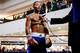 SHEFFIELD, ENGLAND - OCTOBER 16: Kell Brook works out at Meadowhall shopping centre ahead of his Welterweight bout with Vyacheslav Senchenko on October 16, 2013 in Sheffield, England. (Photo by Scott Heavey/Getty Images)