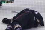 Watch: Penner Knocked Out After Big Hit
