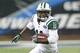 DETROIT, MI - AUGUST 09: Jeremy Kerley #11 of the New York Jets runs for a first down during the second quarter of the pre-season game against the Detroit Lions at Ford Field on August 9, 2013 in Detroit, Michigan. (Photo by Leon Halip/Getty Images)
