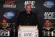 Oct 19, 2013; Houston, TX, USA; Dana White speaks during the press conference following UFC 166 at Toyota Center. Mandatory Credit: Andrew Richardson-USA TODAY Sports