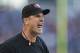 NASHVILLE, TN - OCTOBER 20: Head Coach Jim Harbaugh of the San Francisco 49ers yells at the officials during a game against the Tennessee Titans at LP Field on October 20, 2013 in Nashville, Tennessee. The 49ers defeated the Titans 31-17. (Photo by Wesley Hitt/Getty Images)