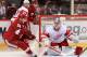 Lauri Korpikoski (No. 28) and Radim Vrbata (No. 17) seem to click on the same line.