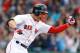 BOSTON, MA - MAY 26: Jacoby Ellsbury #2 of the Boston Red Sox reacts after he knocked in the winning run in the 9th inning against the Cleveland Indians at Fenway Park on May 26, 2013 in Boston, Massachusetts. (Photo by Jim Rogash/Getty Images)