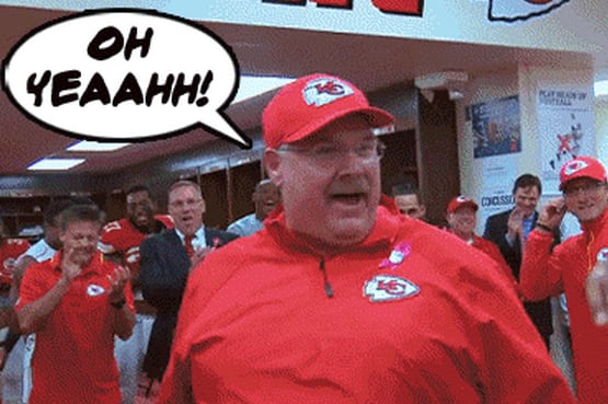 I Genuinely Can't Stop Watching Andy Reid as the Kool-Aid Man