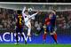 BARCELONA, SPAIN - MARCH 12: Stephan El Shaarawy of AC Milan performs an overhead kick under a challenge from Dani Alves (L) and Gerard Pique of FC Barcelona during the UEFA Champions League round of 16 second leg match between FC Barcelona and AC Milan at the Camp Nou Stadium on March 12, 2013 in Barcelona, Spain. FC Barcelona won 4-0. (Photo by David Ramos/Getty Images)