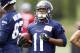 May 20, 2013; Seattle, WA, USA; Seattle Seahawks wide receiver Percy Harvin (11) participates in organized team activities at the Virginia Mason Athletic Center Mandatory Credit: Joe Nicholson-USA TODAY Sports
