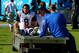 CHARLOTTE, NC - OCTOBER 20: CHARLOTTE, NC - OCTOBER Sam Bradford #8 of the St. Louis Rams is carted off the field with an injury after being knocked out of bounds by Mike Mitchell #21 of the Carolina Panthers during their game at Bank of America Stadium on October 20, 2013 in Charlotte, North Carolina. (Photo by Streeter Lecka/Getty Images)