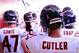 LANDOVER, MD - OCTOBER 20: Quarterback Jay Cutler #6 of the Chicago Bears takes the field before playing the Washington Redskins at FedExField on October 20, 2013 in Landover, Maryland. (Photo by Patrick Smith/Getty Images)
