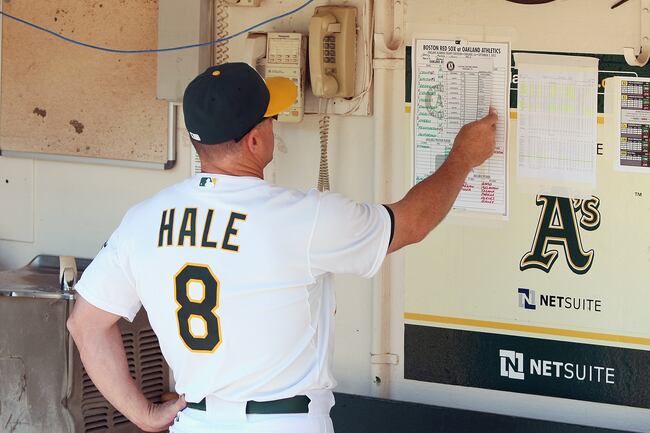 Hi-res-151246147-chip-hale-of-the-oakland-athletics-checks-the-line-up_crop_north