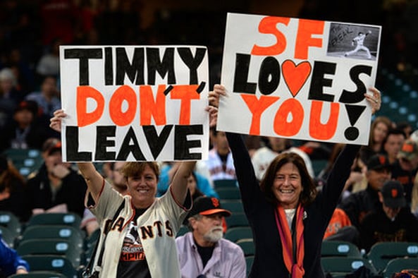 Tim Lincecum Contract: You Can't Put a Price on Love