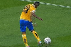 GIF: Comedy Penalty Area Fall and Appeal from Juventus Midfielder Arturo Vidal