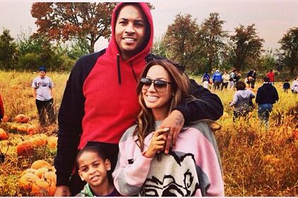 Carmelo Goes Pumpkin Picking with His Family