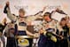 Get the champagne ready. Jimmie Johnson will be spraying more of it very soon.