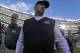 Oct 20, 2013; East Rutherford, NJ, USA; New York Jets head coach Rex Ryan leaves the field after defeating the New England Patriots at MetLife Stadium. The Jets won the game 30-27 in overtime. Mandatory Credit: Joe Camporeale-USA TODAY Sports