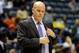 Oct 12, 2013; Milwaukee, WI, USA; Charlotte Bobcats head coach Steve Clifford watches game against the Milwaukee Bucks in the 3rd period at BMO Harris Bradley Center. Mandatory Credit: Benny Sieu-USA TODAY Sports