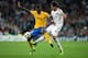 MADRID, SPAIN - OCTOBER 23: Paul Pogba (L) of Juventus competes for the ball with Sami Khedira (R) of Real Madrid CF during the UEFA Champions League Group B match between Real Madrid CF and Juventus at Estadio Santiago Bernabeu on October 23, 2013 in Madrid, Spain. (Photo by Gonzalo Arroyo Moreno/Getty Images)