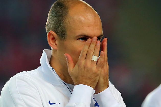 Watch Arjen Robben Refuse to Take Bayern Munich Penalty Against Viktoria Plzen