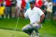 DUBLIN, OH - OCTOBER 06: Tiger Woods of the U.S. Team lines up a birdie putt on the 18th greeen during the Day Four Singles Matches at the Muirfield Village Golf Club on October 6, 2013 in Dublin, Ohio. (Photo by Matt Sullivan/Getty Images)