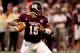 STARKVILLE, MS - OCTOBER 05: Dak Prescott #15 of the Mississippi State Bulldogs drops back to pass against the LSU Tigers during a game at Davis Wade Stadium on October 5, 2013 in Starkville, Mississippi. (Photo by Stacy Revere/Getty Images)