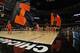 CHICAGO - MARCH 14: The Illinois Fighting Illini cheer team runs around the court against the Minnesota Golden Gophers during a first round game of the Big Ten Basketball Tournament at the United Center on March 14, 2013 in Chicago, Illinois. Illinois defeated Minnesota 51-49. (Photo by Jonathan Daniel/Getty Images)
