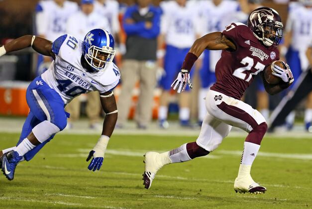Mississippi St Holds on to Beat Kentucky 28-22