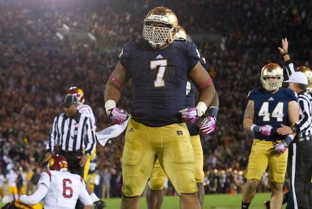 Tuitt Hungry to Make More Big Plays for Irish Defense