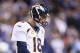 INDIANAPOLIS, IN - OCTOBER 20: Peyton Manning #18 of the Denver Broncos walks off of the field after a fumble during the game against the Indianapolis Colts at Lucas Oil Stadium on October 20, 2013 in Indianapolis, Indiana. (Photo by Andy Lyons/Getty Images)