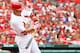ST. LOUIS, MO - JULY 21: Allen Craig #21 of the St. Louis Cardinals hits an RBI single against the San Diego Padres in the third inning at Busch Stadium on July 21, 2013 in St. Louis, Missouri. The Cardinals beat the Padres 3-2. (Photo by Dilip Vishwanat/Getty Images)