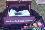 FSU Commemorates Win with Burial at Sod Cemetary