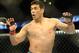 Feb 23, 2013; Anaheim, CA, USA; Lyoto Machida during his fight against Dan Henderson (not pictured) in their UFC heavyweight bout at the Honda Center. Mandatory Credit: Jayne Kamin-Oncea-USA TODAY Sports