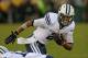 SOUTH BEND, IN - OCTOBER 20: Cody Hoffman #2 of the BYU Cougars moves around a teammate against the Notre Dame Fighting Irish at Notre Dame Stadium on October 20, 2012 in South Bend, Indiana. Notre Dame defeated BYU 17-14. (Photo by Jonathan Daniel/Getty Images)