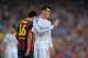 BARCELONA, SPAIN - OCTOBER 26: Gareth Bale of Real Madrid CF reacts during the La Liga match between FC Barcelona and Real Madrid CF at Camp Nou stadium on October 26, 2013 in Barcelona, Spain. (Photo by Denis Doyle/Getty Images)