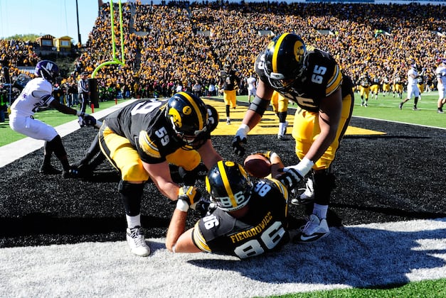 Iowa Scores in OT to Beat Northwestern 17-10