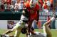 Duke Johnson punched in the game-winning score for Miami with :53 ticks on the clock in a 24-21 comeback win for the Hurricanes.