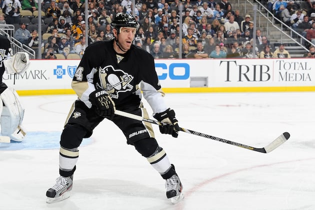 Scuderi Left Game vs. Maple Leafs with Lower Body Injury