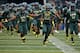 EUGENE, OR - OCTOBER 26: The Oregon Ducks run onto the field before the game against of the UCLA Bruins on October 26, 2013 at the Autzen Stadium in Eugene, Oregon. (Photo by Jonathan Ferrey/Getty Images)