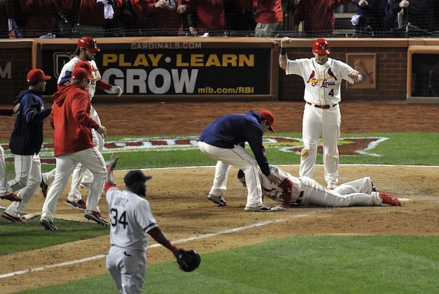 Cardinals vs. Red Sox Game 3: St. Louis Wins on Stumble-off Obstruction Call