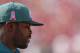 TAMPA, FL - OCTOBER 13: Michael Vick #7 of the Philadelphia Eagles looks on during a game against the Tampa Bay Buccaneers at Raymond James Stadium on October 13, 2013 in Tampa, Florida. (Photo by Mike Ehrmann/Getty Images)