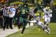 EUGENE, OR - OCTOBER 26: Byron Marshall #9 of the Oregon Ducks runs against Tyler Foreman #23 of the UCLA Bruins on October 26, 2013 at the Autzen Stadium in Eugene, Oregon. (Photo by Jonathan Ferrey/Getty Images)