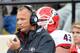 Oct 19, 2013; Nashville, TN, USA; Georgia Bulldogs head coach Mark Richt watches his team play against the Vanderbilt Commodores during the second half at Vanderbilt Stadium. The Commodores beat the Bulldogs 31-27. Mandatory Credit: Don McPeak-USA TODAY Sports