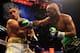 ATLANTIC CITY, NJ - OCTOBER 26: Bernard Hopkins throws a right at Karo Murat during their light heavyweight fight in Boardwalk Hall Arena on October 26, 2013 in Atlantic City, New Jersey. (Photo by Maddie Meyer/Getty Images)