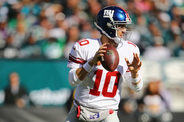 Eli Manning Becomes New York Giants' All-Time Passing Leader