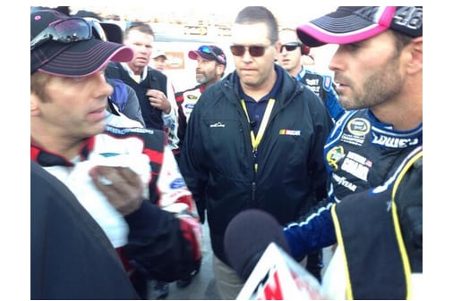 Biffle Angrily Confronts Johnson After Goody's Headache Relief Shot 500