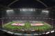 LONDON, ENGLAND - OCTOBER 27: A general view of Wembley Stadium ahead of the NFL International Series game between San Francisco 49ers and Jacksonville Jaguars at Wembley Stadium on October 27, 2013 in London, England. (Photo by Nicky Hayes/NFL UK - Pool /Getty Images)